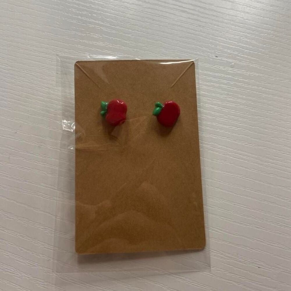 Apple earrings